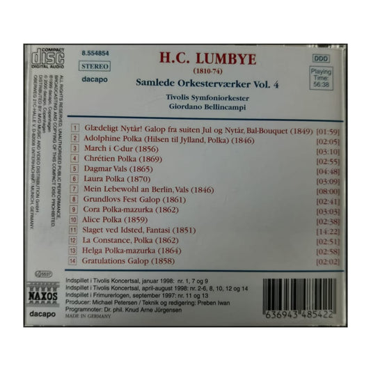 H.C. Lumbye: Samlede Orkesterværker  4