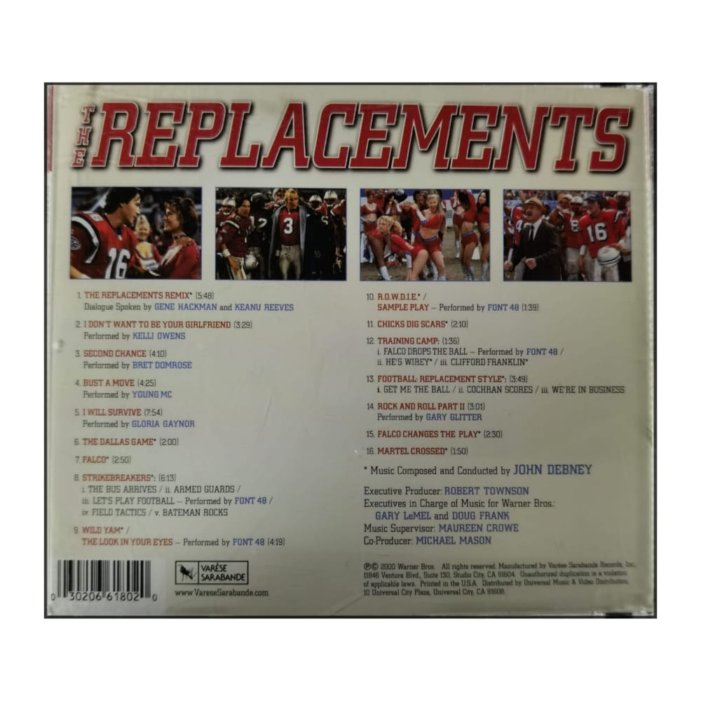 John Debney: The Replacements: Music From The Motion Picture