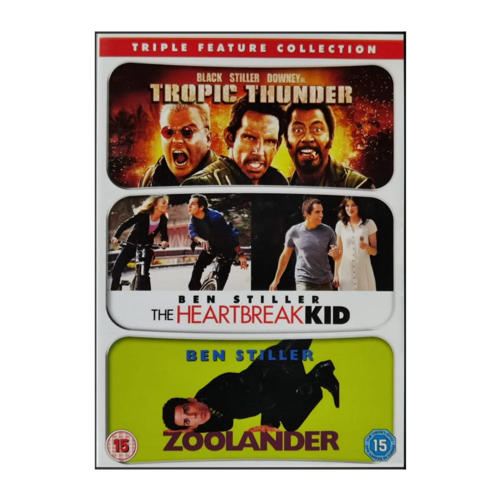 Tropic Thunder + The Heartbreak Kid + Zoolander