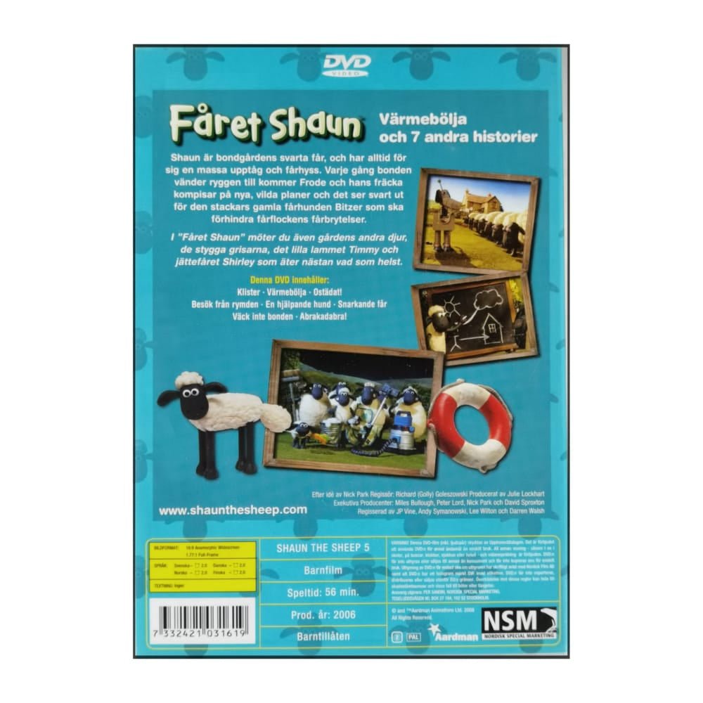 Shaun The Sheep | Fåret Shaun: Värmebölja Och 7 Andra Historier