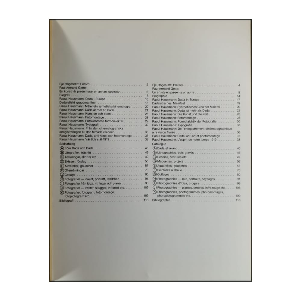 Raoul Hausmann: Malmö Konsthall