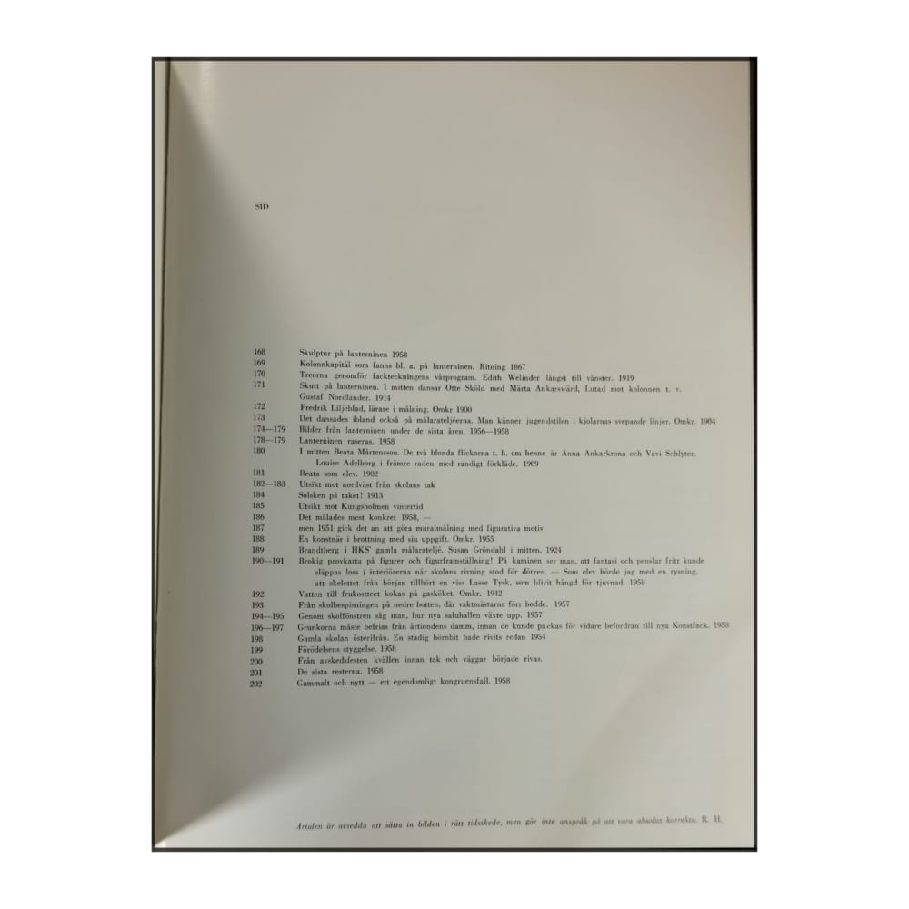 Gamla Konstfack. En Liten Rundvandring