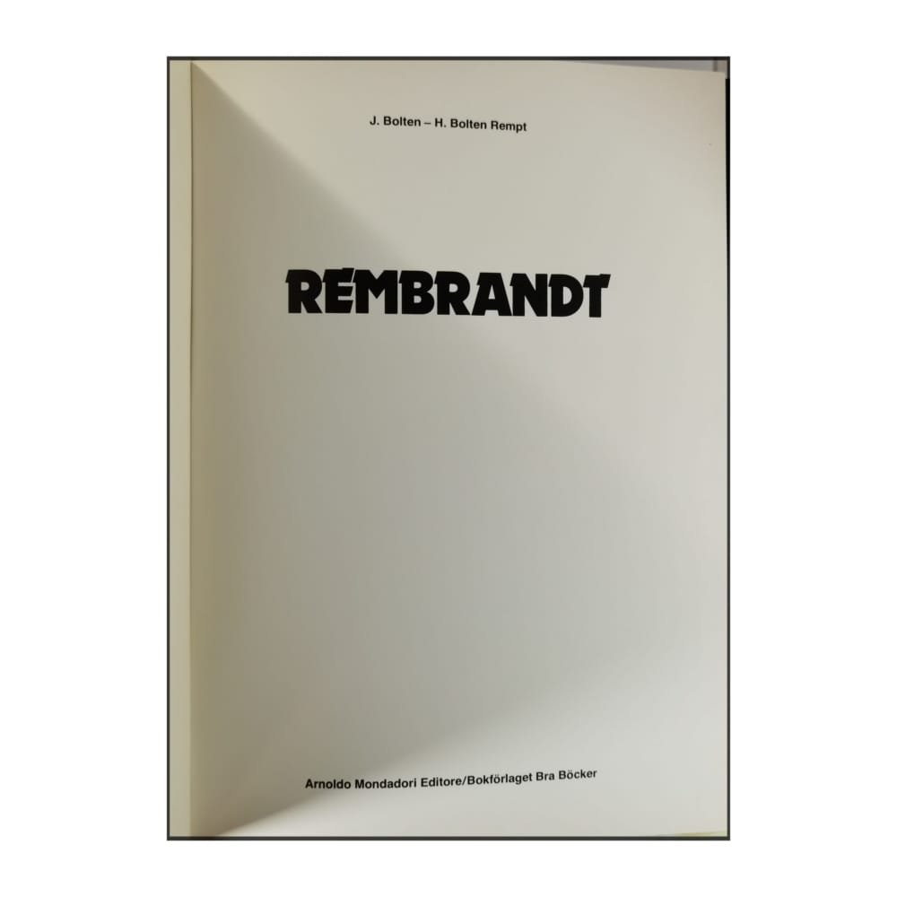 J. Bolten & H. Bolten-Rempt: Rembrandt
