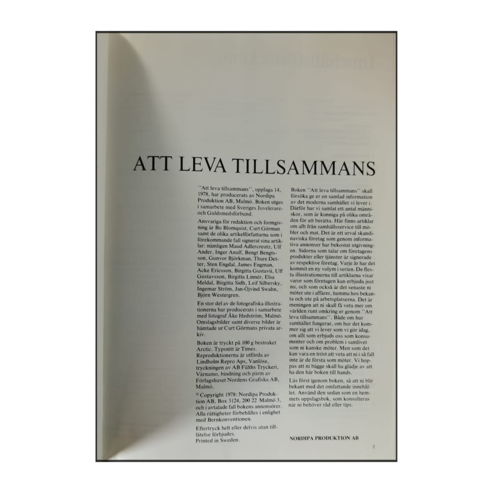 Att Leva Tillsammans