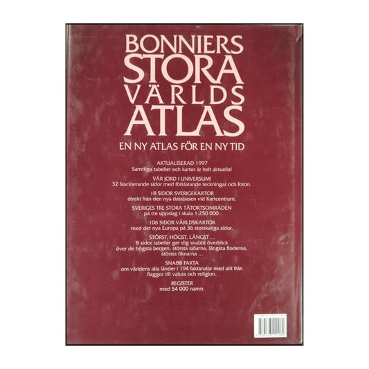 Bonniers Stora Världs Atlas