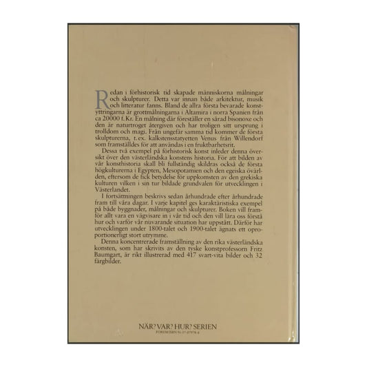 Fritz Baumgart: Konsthistoria Arkitektur Måleri Skulptur