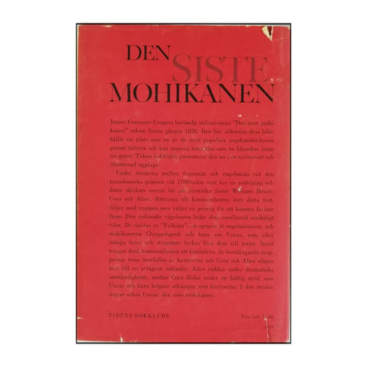 James Fenimore Cooper: Den Siste Mohikanen