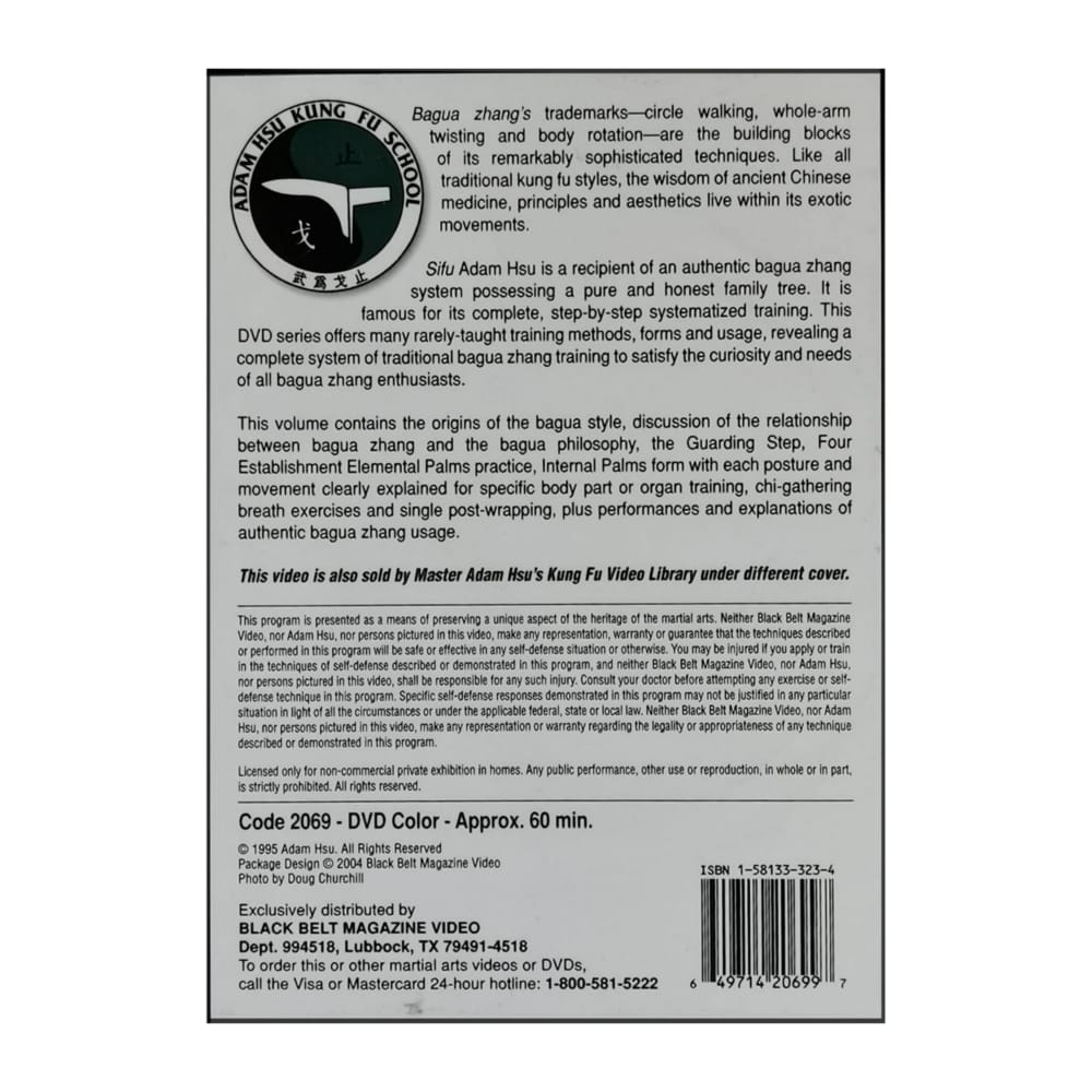 Adam Hsu: Kung Fu 1: Bagua Zhang Internal Palms