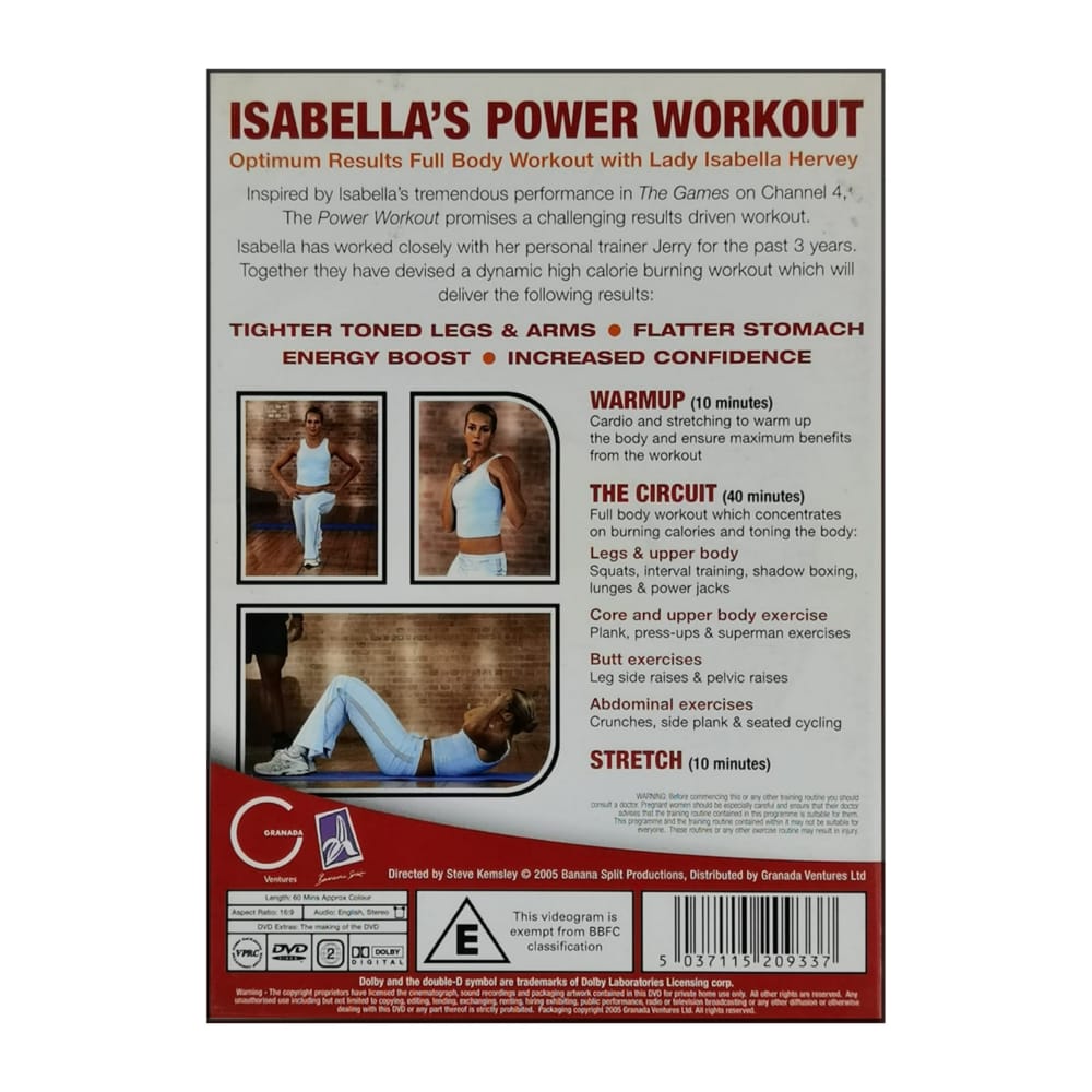 Lady Isabella Hervey: Isabella'S Power Workout