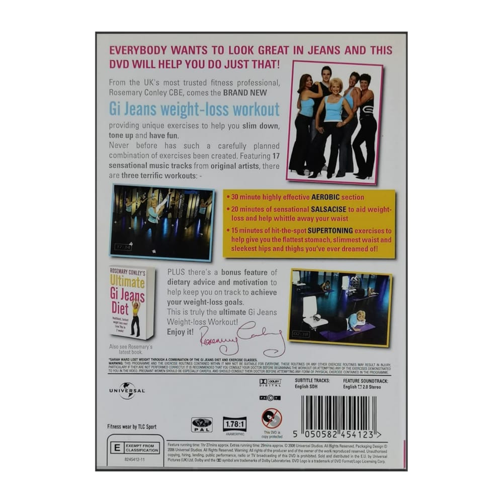 Rosemary Conley: Gi Jeans Weight Loss Workout 2007