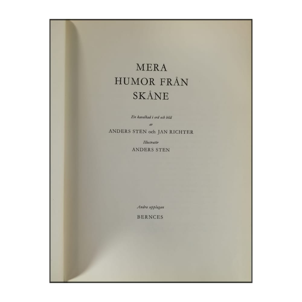 Anders Sten & Jan Richter: Mera Humor Från Skåne