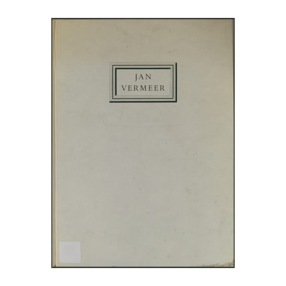 F. W. Van Thienen: Jan Vermeer Of Delft