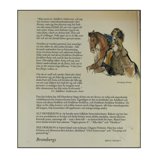 Alf Henrikson: Adalbert Anderssons Anor: En Historiebok För Barn