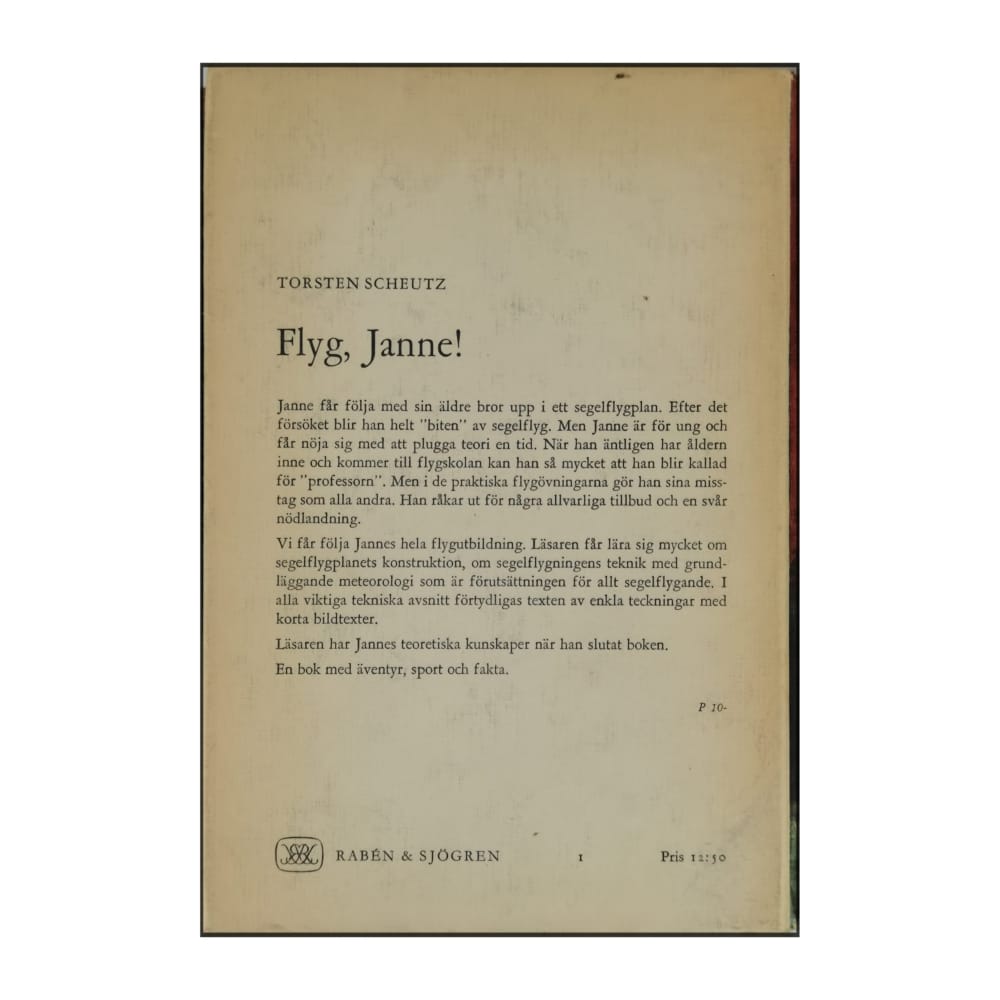 Torsten Scheutz: Flyg Janne