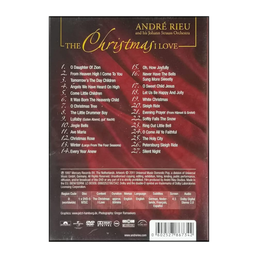 André Rieu And His Johann Strauss Orchestra: The Christmas I Love