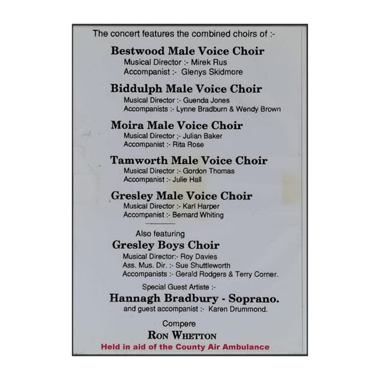 Gresley Centenary Charity Concert