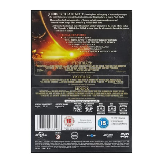 Riddick: The Chronicles Of Riddick + Pitch Black + Dark Fury