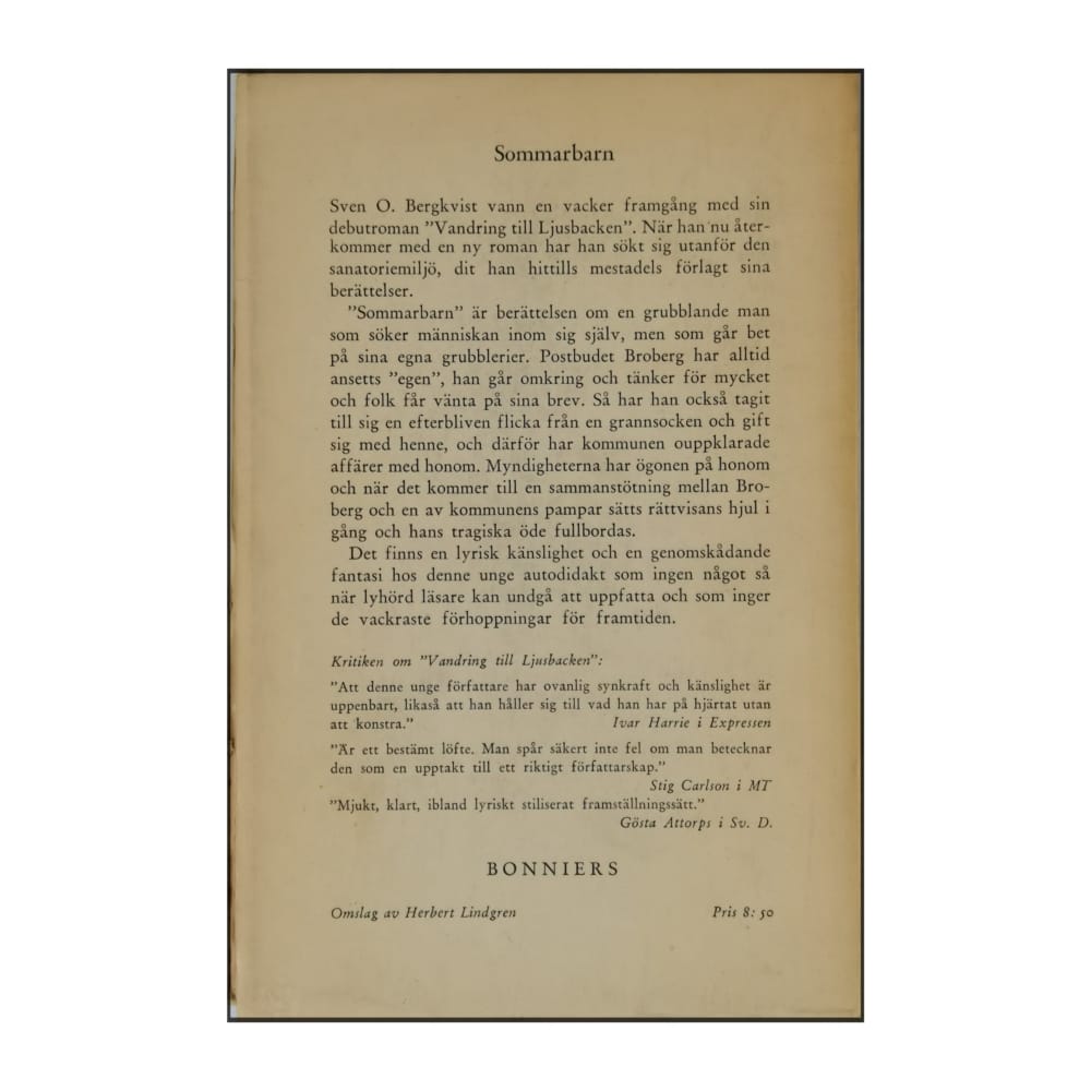 Sven O. Bergkvist: Sommarbarn