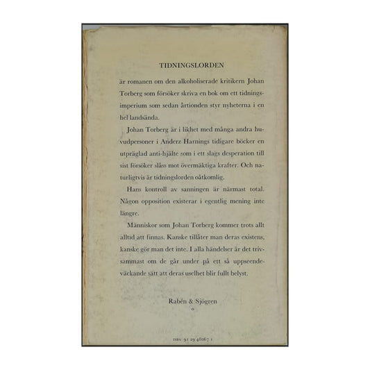 Anderz Harning: Tidningslorden