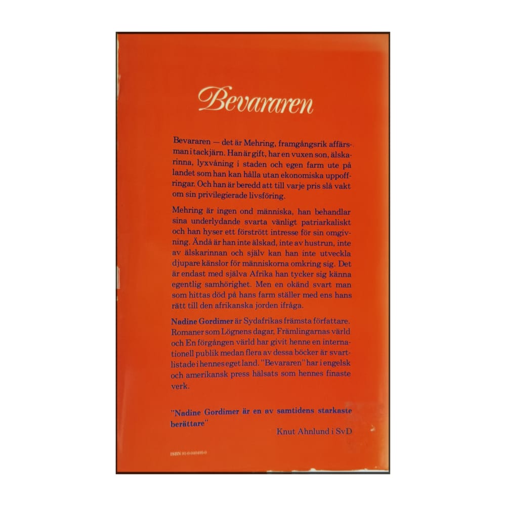 Nadine Gordimer: Bevararen