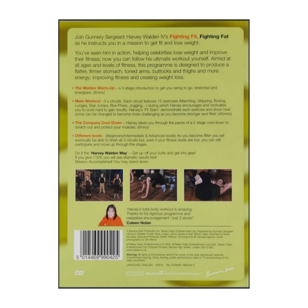 Harvey Walden: Fighting Fit Fighting Fat
