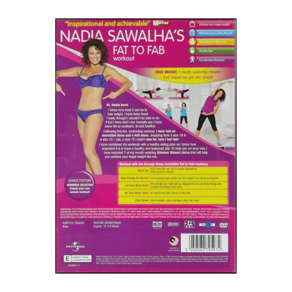 Nadia Sawalha: Fat To Fab