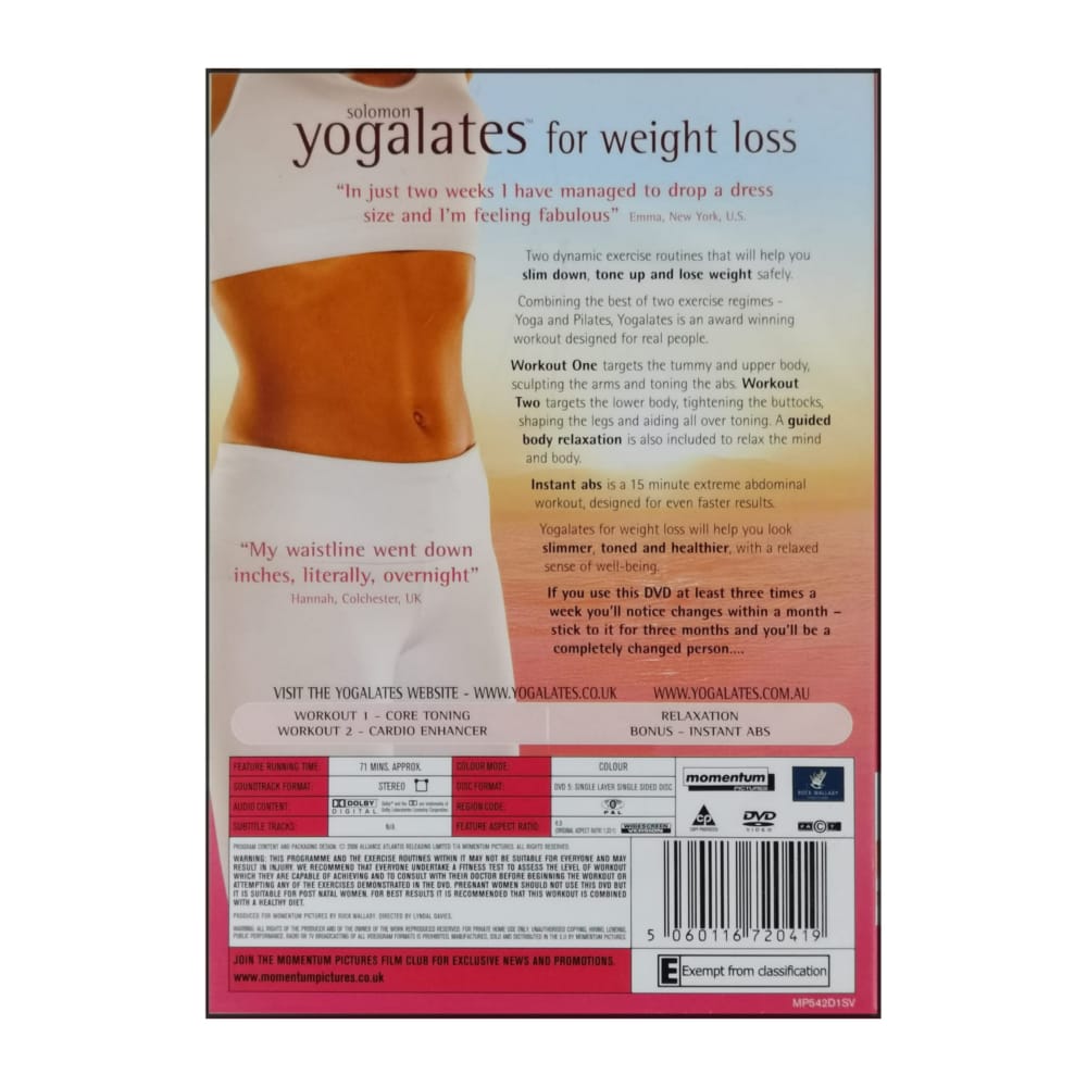 Louise Solomon: Yogalates: For Weight Loss
