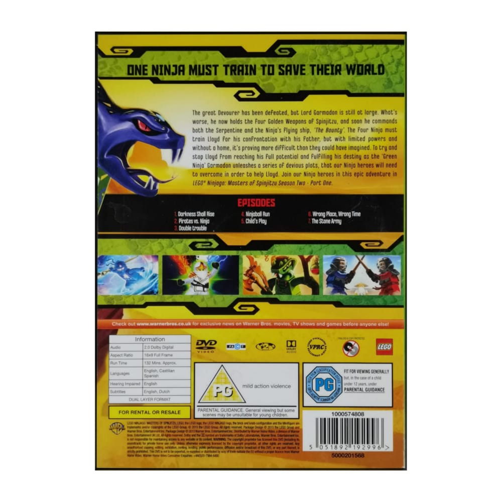 Lego: Ninjago: Masters Of Spinjitzu 2 V1