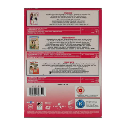 Wild Child + The House Bunny + Sydney White