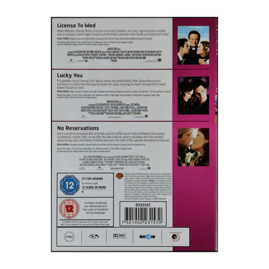 License To Wed + Lucky You + No Reservations