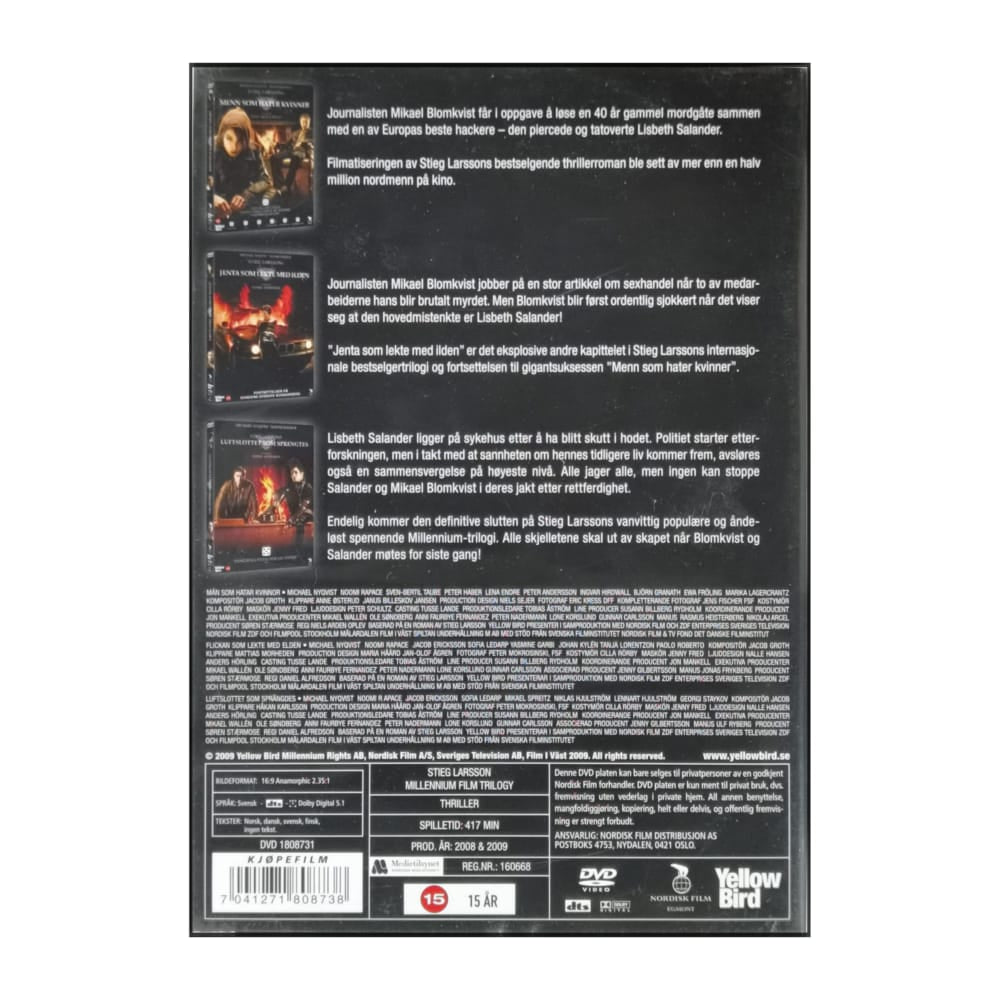 Dragon Tattoo: Millennium Trilogi