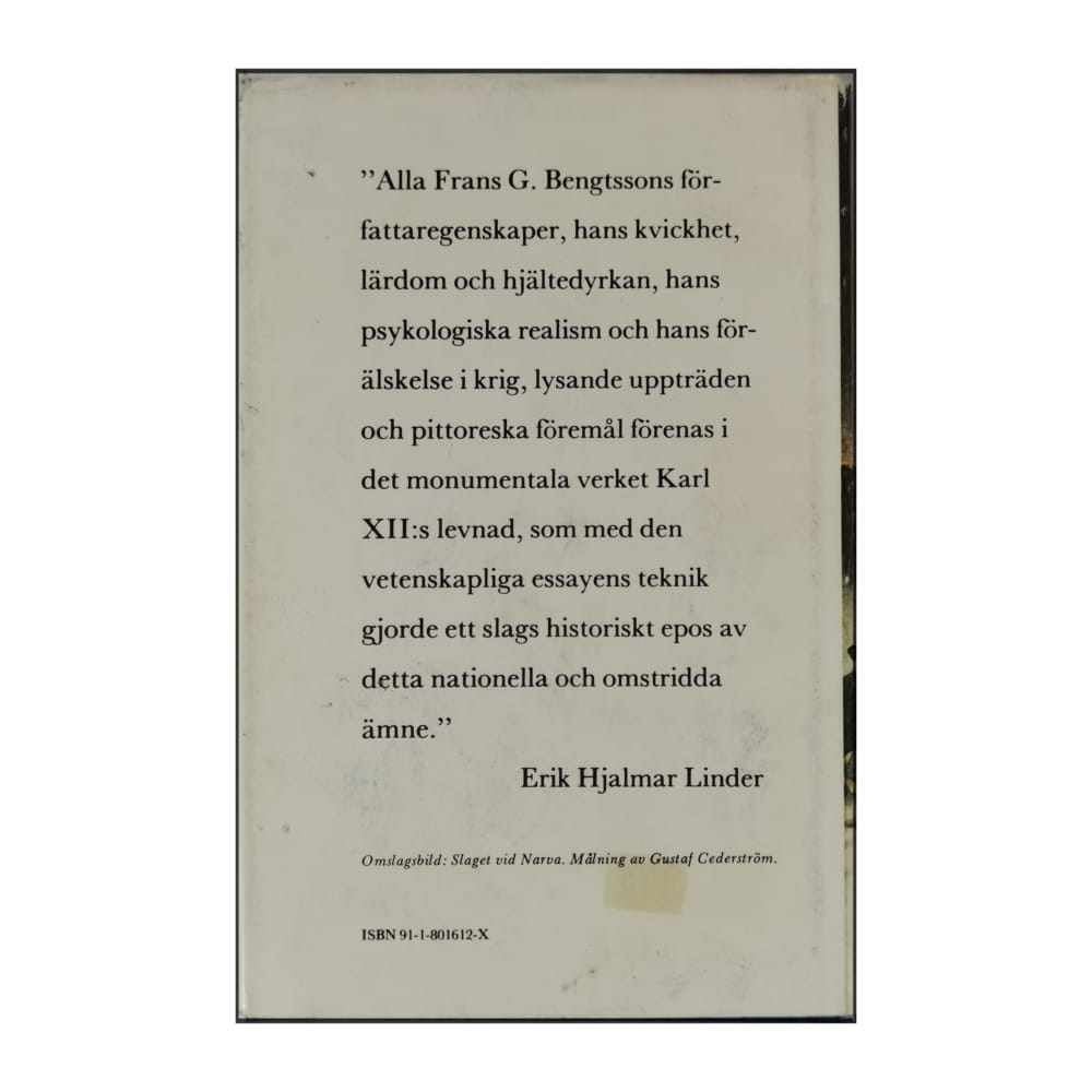 Frans G. Bengtsson: Karl Xii:S Levnad