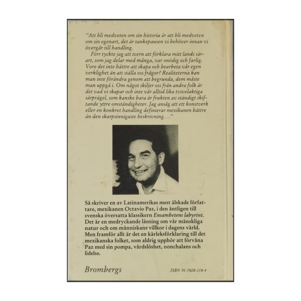 Octavio Paz: Ensamhetens Labyrint