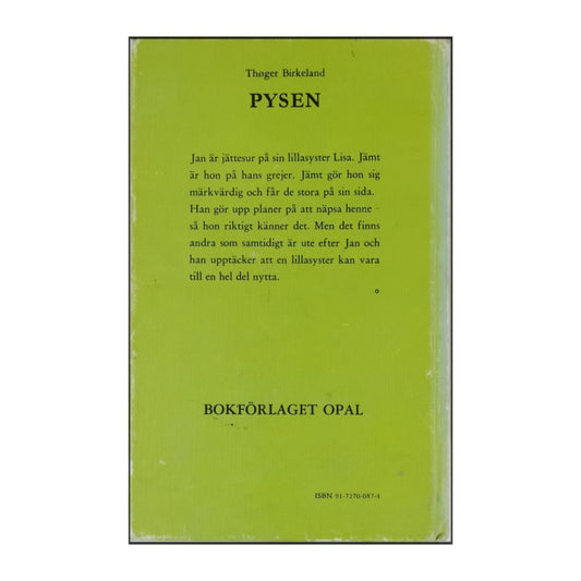 Thøger Birkeland: Pysen