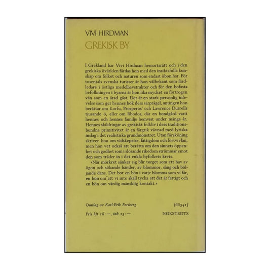 Vivi Hirdman: Grekisk By