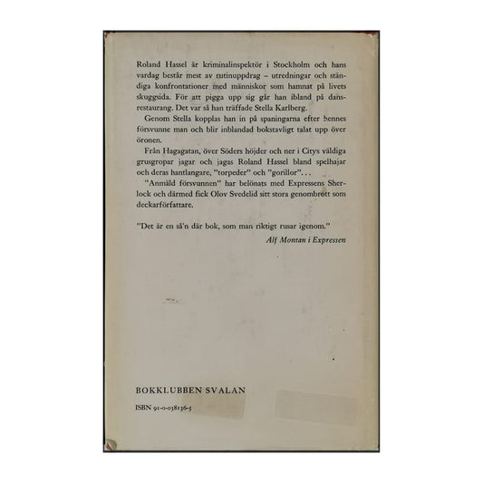 Olov Svedelid: Anmäld Försvunnen