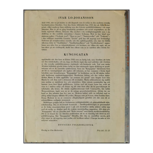 Ivar Lo-Johansson: Kungsgatan