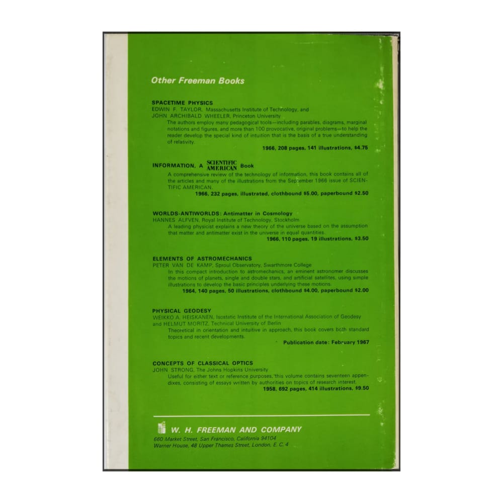 Peter Van De Kamp: Principles Of Astrometry