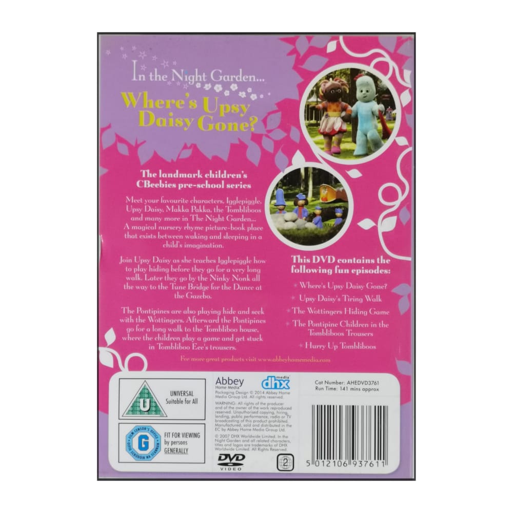 In The Night Garden: Where'S Upsy Daisy Gone