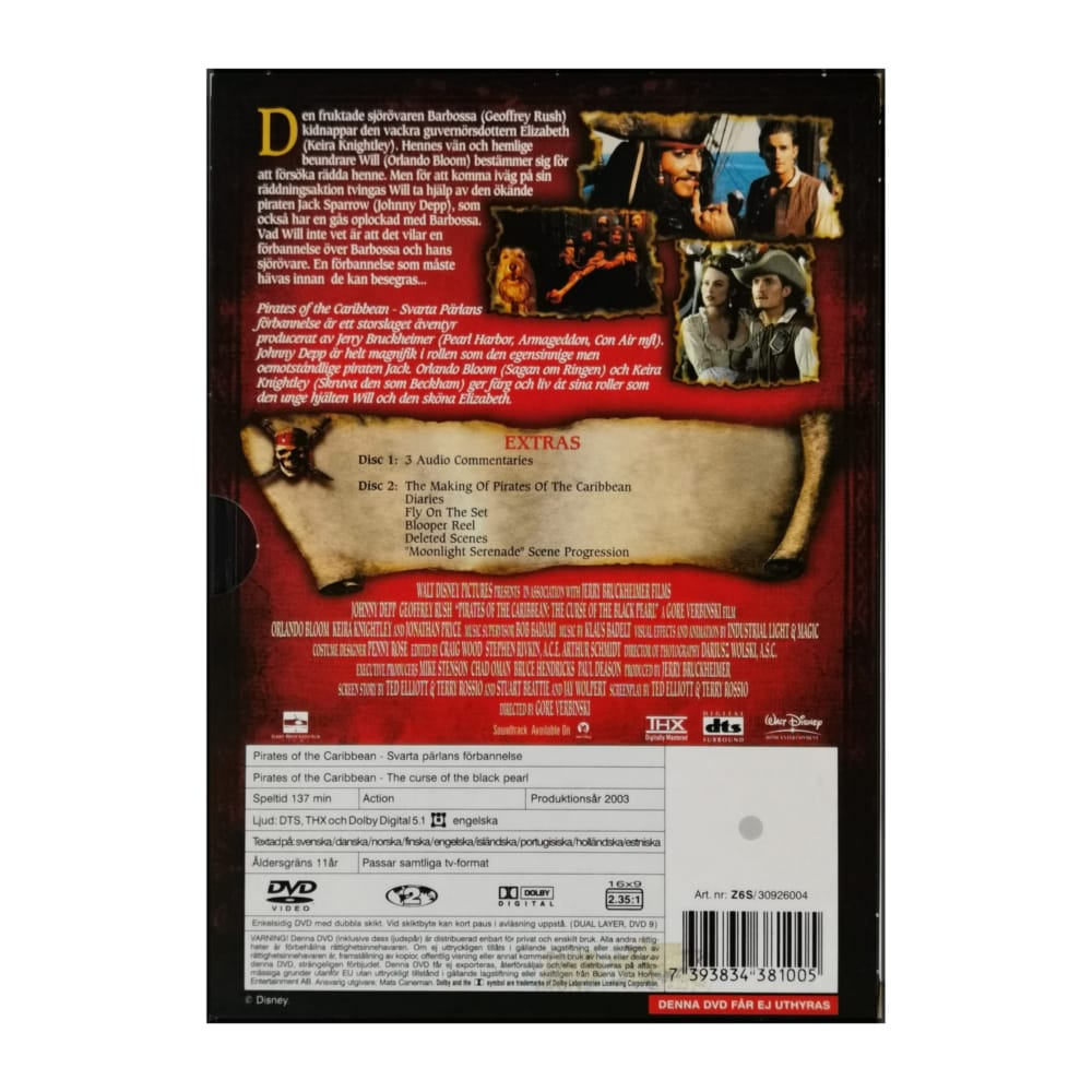 Pirates Of The Caribbean: Svarta Pärlans Förbannelse