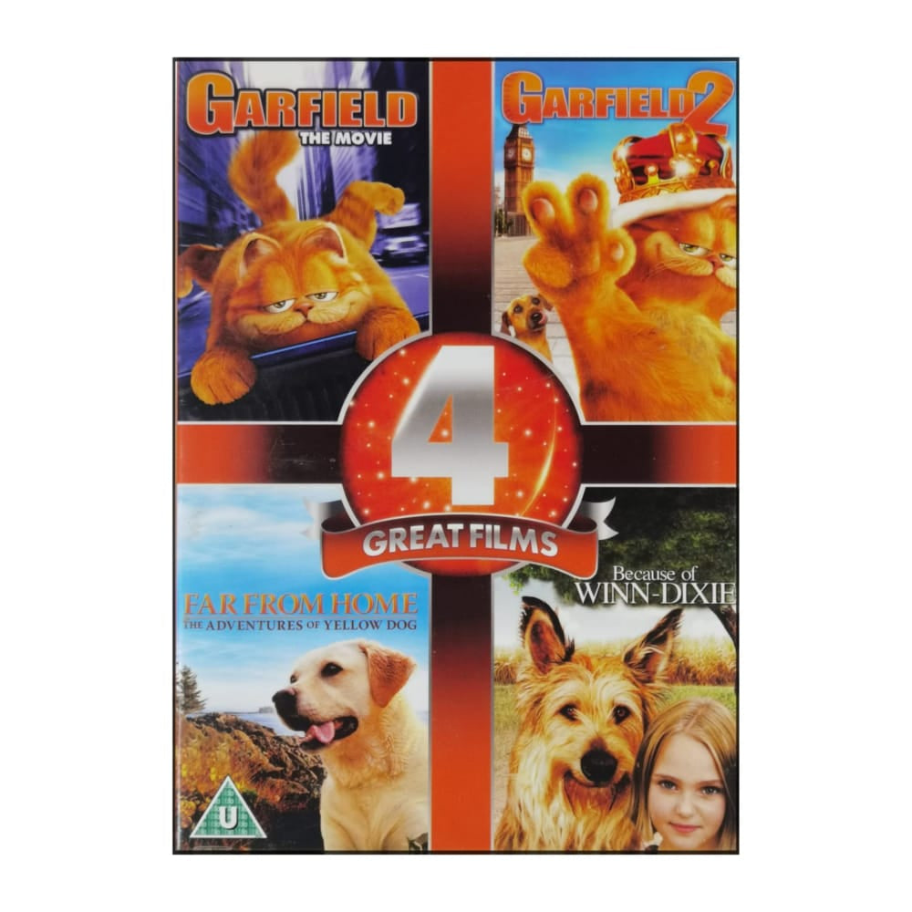 Garfield 1-2 + Far From Home: Adventures Of Yellow Dog + Because Of Winn-Dixie
