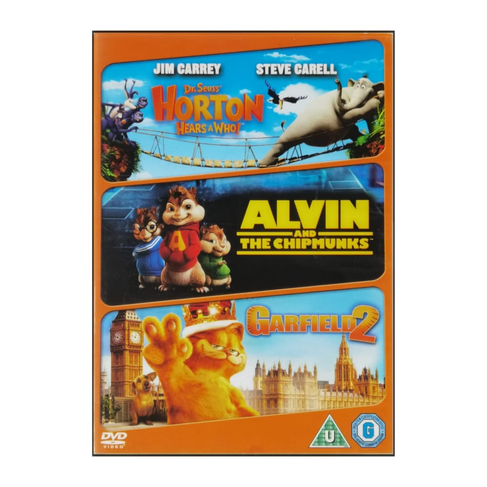 Horton Hears A Who + Alvin And The Chipmunks + Garfield 2