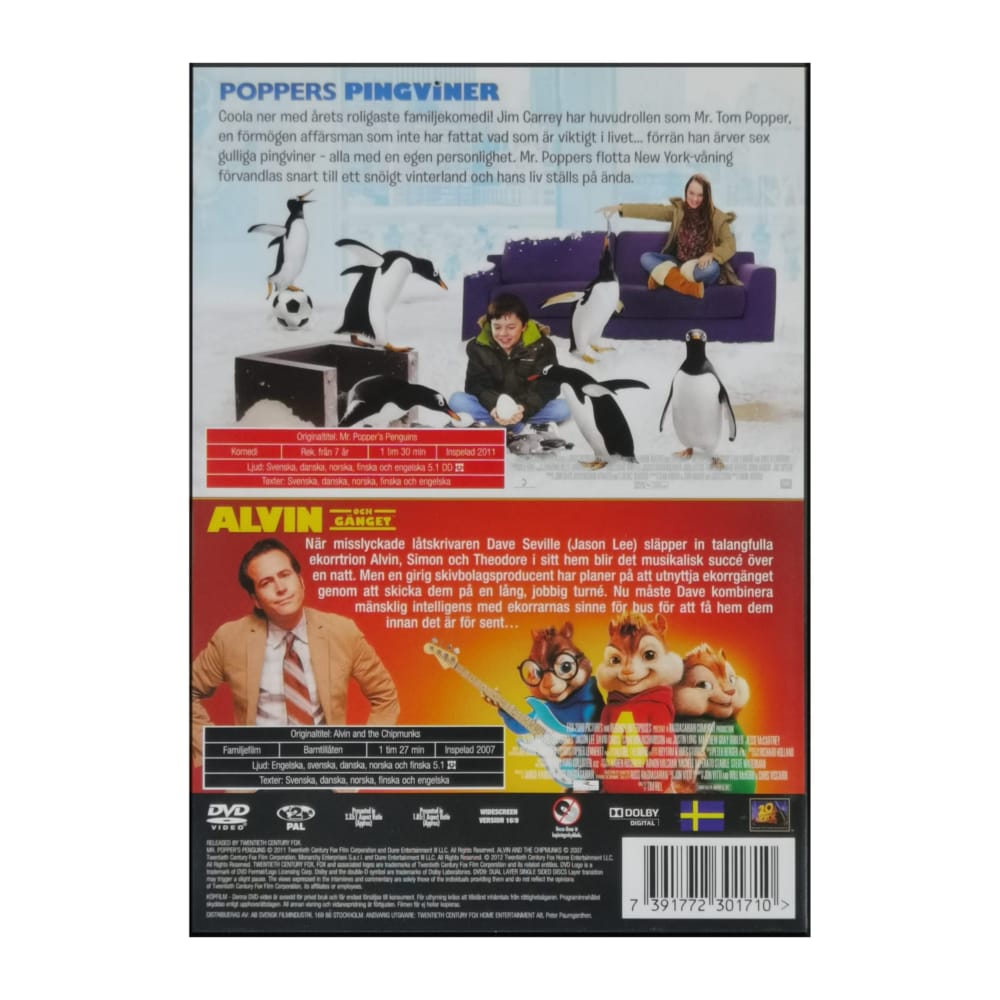 Mr. Popper'S Penguins | Poppers Pingviner + Alvin Och Gänget