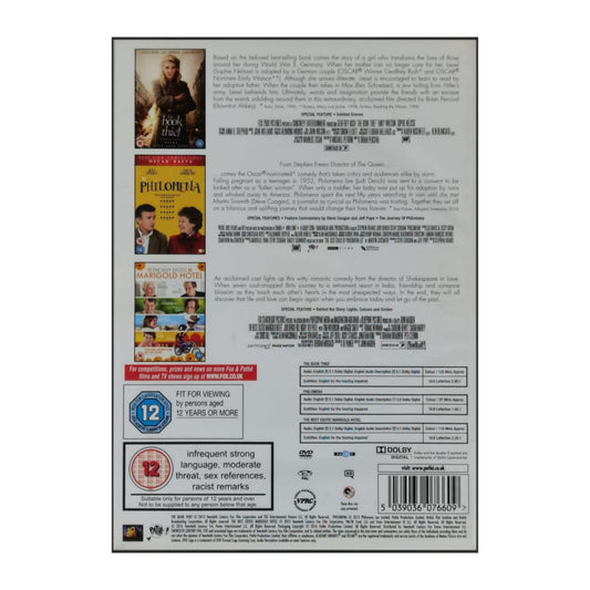The Book Thief + Philomena + The Best Exotic Marigold Hotel