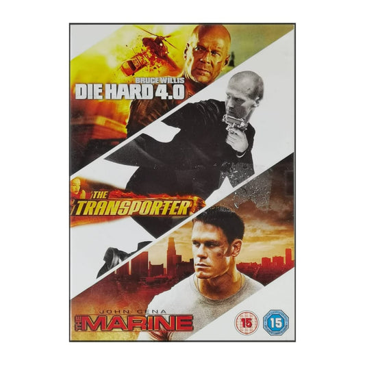 Die Hard 4.0 + Transporter + The Marine