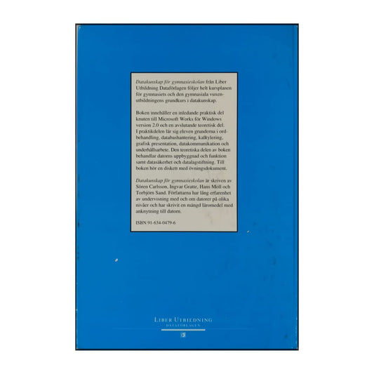 Data Kunskap För Gymnasieskolan Grundkurs