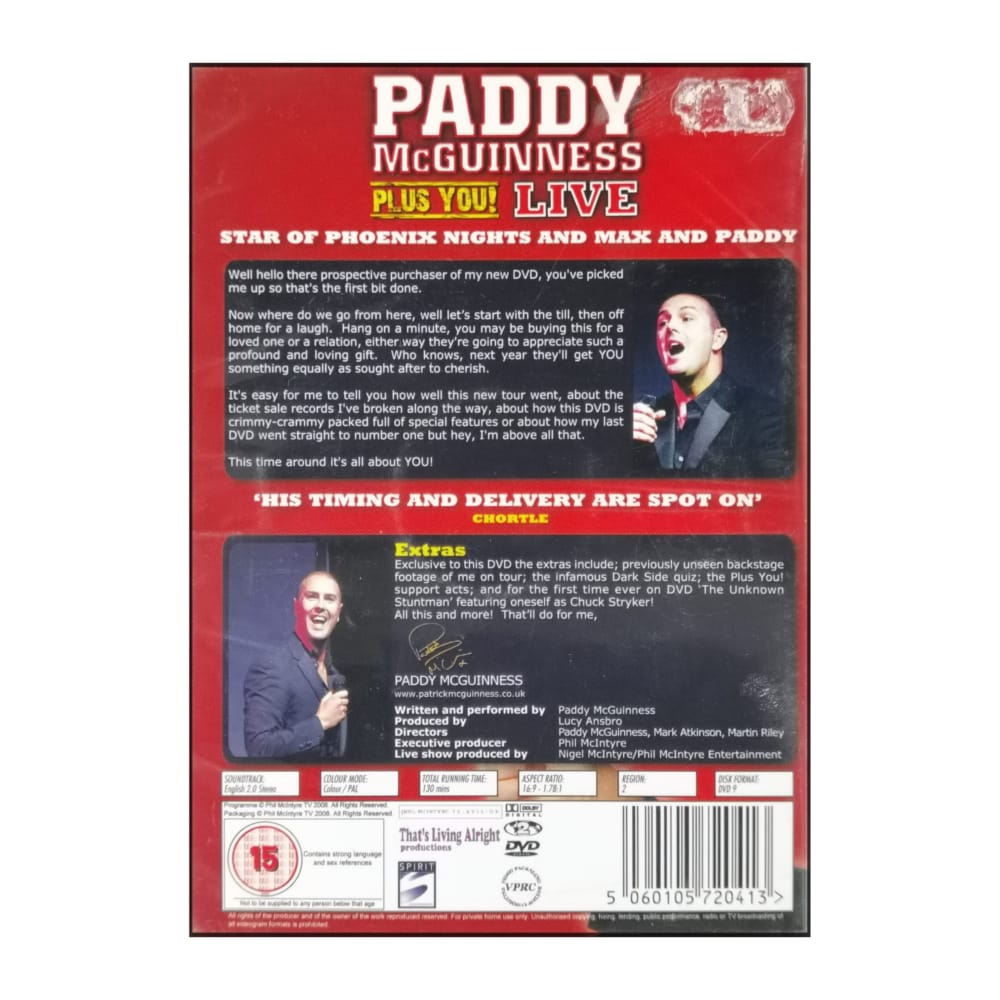 Paddy Mcguinness: Plus You