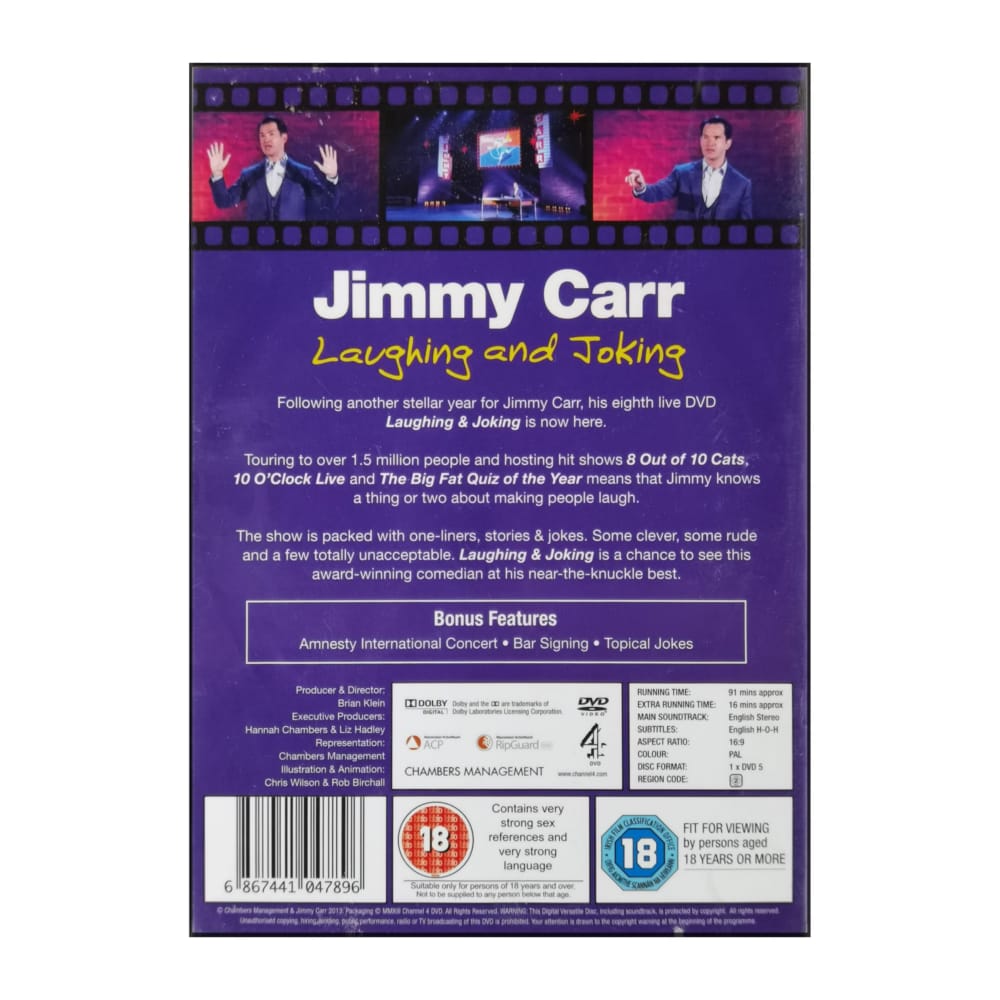 Jimmy Carr: Laughing And Joking