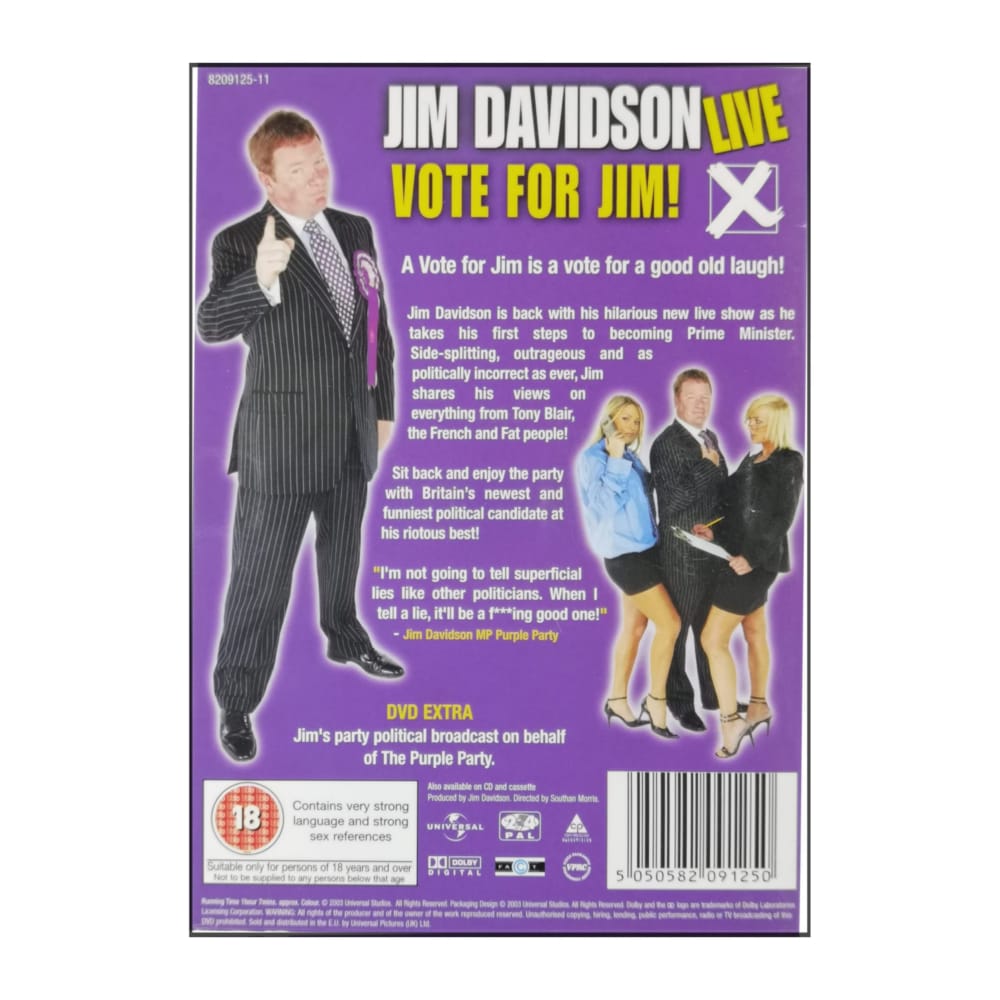 Jim Davidson: Live Vote For Jim