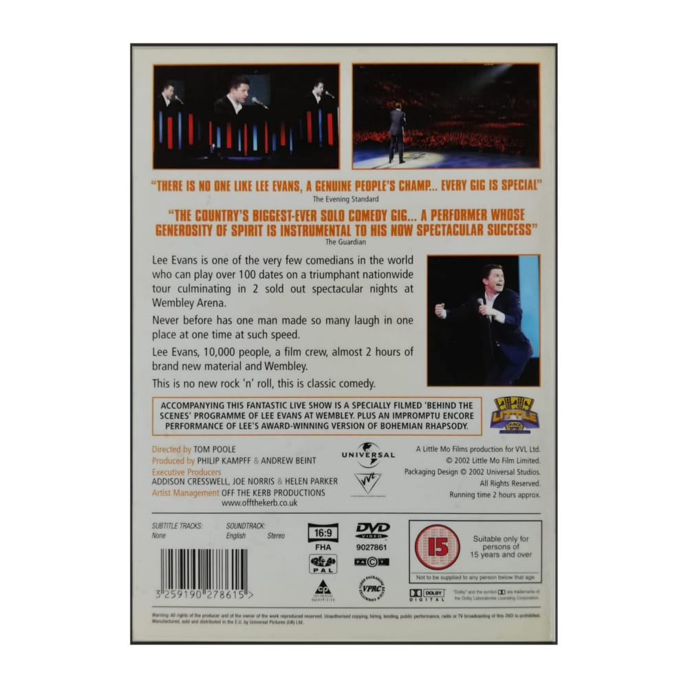 Lee Evans: Wired & Wonderful Live At Wembley